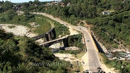 Baijnath Shiv temple view of Paradise highway, near Palampur