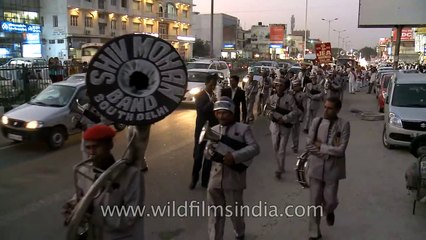 JEA Band on the streets of Delhi on Ganesh Chaturthi