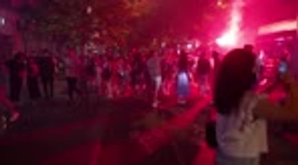 Groupe F - Les supporters français ont célébré à Paris