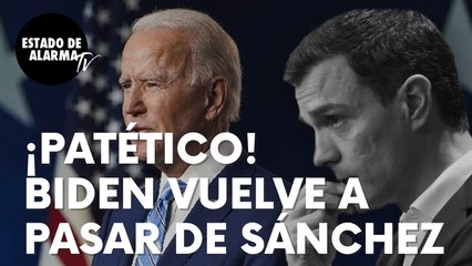 ¡PATÉTICO! El presidente de los EEUU Joe Biden vuelve a pasar del Pedro Sánchez en la OTAN