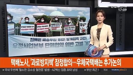 택배노사, '과로방지책' 잠정 합의…우체국 택배는 추가논의
