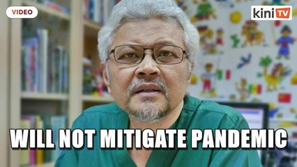 Dr Musa: Recovery plan not based on 'good science', could spark another wave