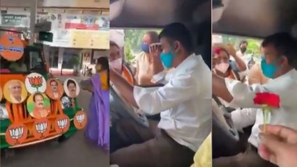 ಬಿಜೆಪಿ ಕಾರ್ ತಡೆಗಟ್ಟಿ ಪೆಟ್ರೋಲ್ ಬಂಕ್ ಬಳಿ ಮಹಿಳೆಯರ ಗಲಾಟೆ! | Oneindia Kannada