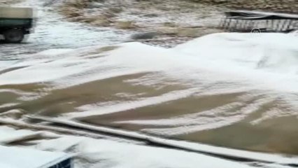 Kaş'ın yüksek kesimlerine haziran ayının ortasında kar yağdı