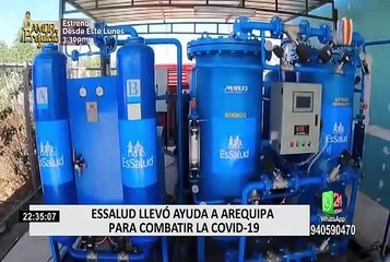 Arequipa: EsSalud entregó 50 camas y planta de oxígeno a Villa Cerro Juli