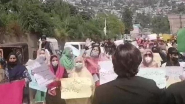 World News: Protest against job regularisation law in PoK