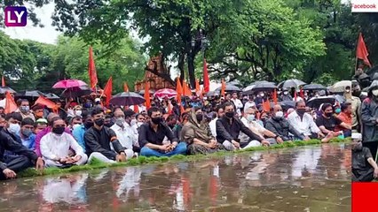 Maratha Mukh Morcha Kolhapur: संभाजीराजे छत्रपतींच्या नेतृत्वाखाली कोल्हापूरमध्ये मराठा मूक मोर्चा