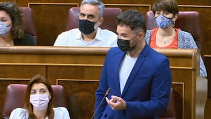 Rufián, a Ábalos: "Son un Gobierno progresista y no de rentistas"