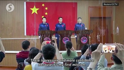 Astronaut trio looking forward to tomorrow’s China spaceship launch