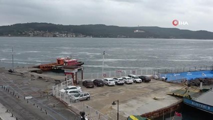 Çanakkale'de 2 gündür etkili olan yağmur, müsilajı kısmen temizledi