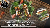 Onigirazu o sándwich de sushi japonés