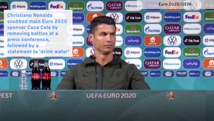Christiano Ronaldo's post match comment causes drop in Coca-Cola share price