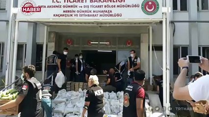 Mersin Limanı'nda rekor operasyon: 1 ton 150 kilo kokain ele geçirildi