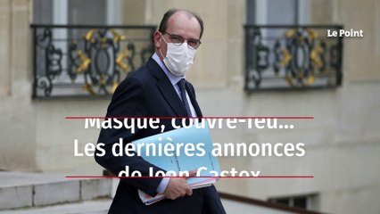Masque, couvre-feu... Les dernières annonces de Jean Castex