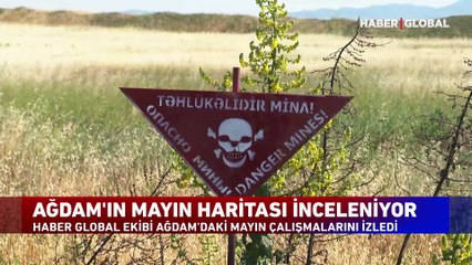 Haber Global olay yerinde görüntüledi! Ağdam'da ince işçilik