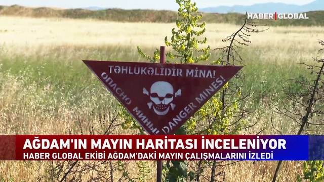 Haber Global olay yerinde görüntüledi! Ağdam'da ince işçilik