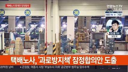 택배노사, '과로방지책' 잠정 합의…우체국택배는 추가논의