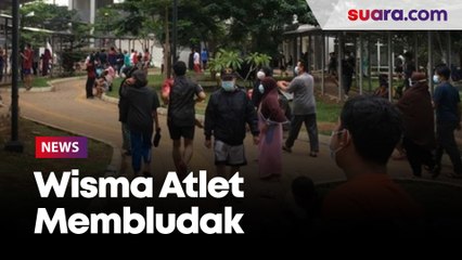 Membludak! Kondisi Terkini Pasien Covid-19 di Wisma Atlet