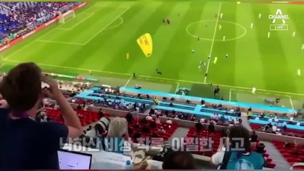 유로 2020 조별리그 빅매치…아찔했던 낙하산 착륙