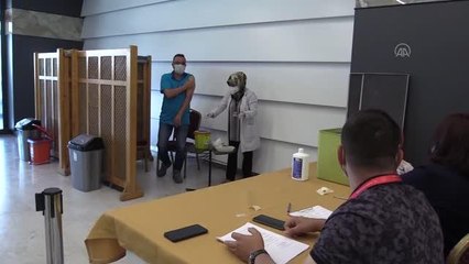 Organize sanayi bölgelerinde mobil aşı uygulamasına başlandı