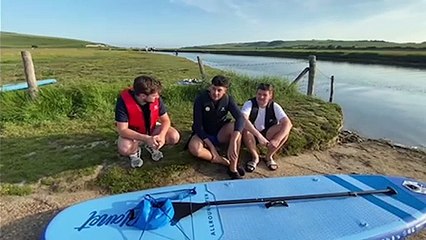 Paddleboarding feature with Jacob Panons from the Eastbourne Herald