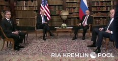 Primer cara a cara entre Putin y Biden