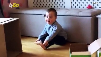 This Is the Moment Toddler With Down Syndrome Defies Prognosis, Stands for the First Time
