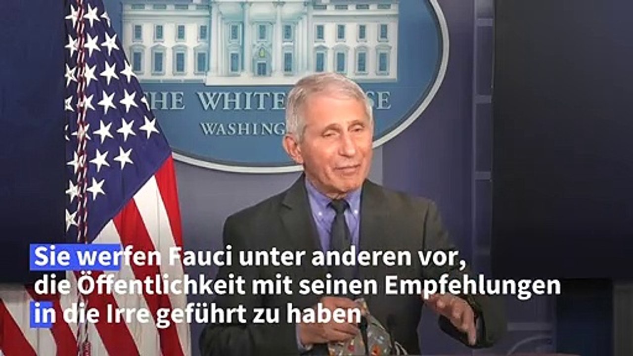 US-Republikaner fordern Entlassung von Corona-Experten Fauci