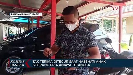 Seorang Pria Bacok Tetanggga karena tak Terima Ditegur