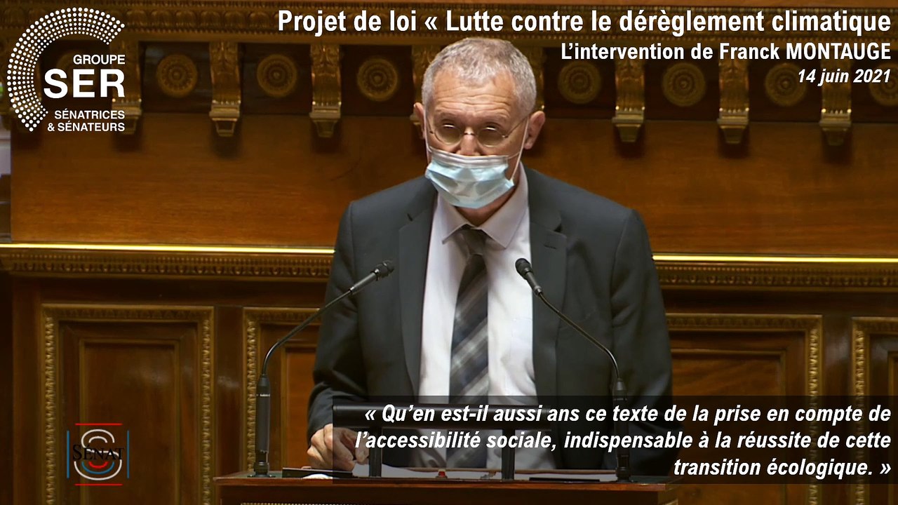PJL Climat et Résilience : l'intervention de Franck Montaugé p.1