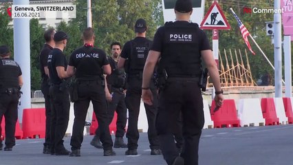 شاهد: إجراءات أمنية مشددة في جنيف مع انعقاد القمّة الأمريكية الروسية