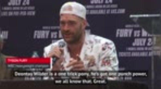 Fury promises to 'run over' Wilder