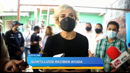 Padres de quintillizos recibieron ayuda por parte de la Alcaldía de Guayaquil