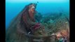 Gigantescas redes de pesca abandonadas amenazan los fondos marinos en el Golfo de Tailandia