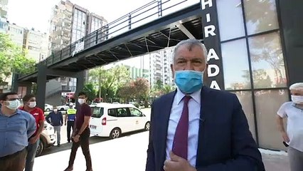 Adana'da üst geçitler asansörleriyle birlikte  vatandaşın hizmetinde