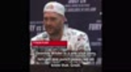 Скачать видео: Fury promises to 'run over' Wilder