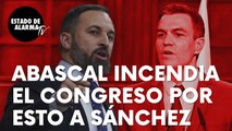 Santiago Abascal incendia el Congreso tras esta lluvia de zascas sobre Sánchez: “Desde el principio”