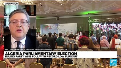 Algeria parliamentary election, ruling party wins poll with record low turnout
