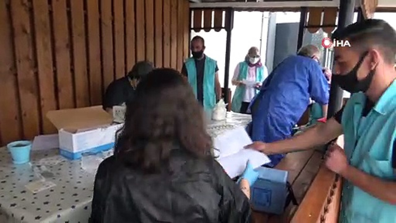 Bafra'da OSB çalışanlarına aşı