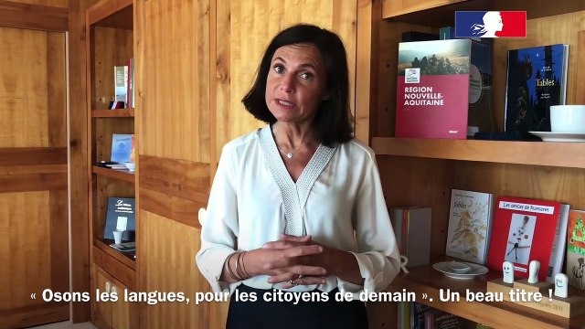 Clôture de la Semaine des langues par Carole Drucker-Godard, rectrice de l'académie de Limoges
