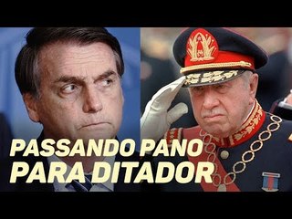 Bolsonaro defende Pinochet e exalta morte de pai de comissária da ONU