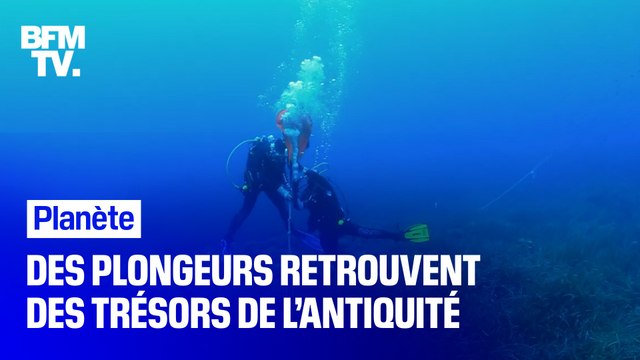 Des plongeurs remontent des profondeurs des trésors de l’Antiquité dans les Alpes-Maritimes