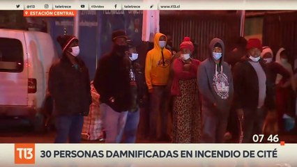 Fuego tene qe asepta: Se quema cité y deja a 30 haitianos en la calle - T13