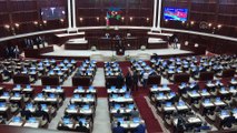 BAKÜ - Cumhurbaşkanı Erdoğan, Azerbaycan Milli Meclisine hitap etti