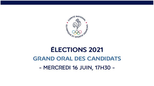 Grand oral des candidats à la présidence du CNOSF