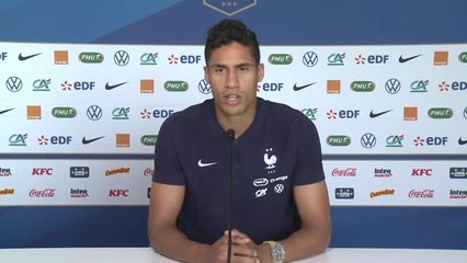 Groupe F - Varane : "Chacun a un rôle à jouer"