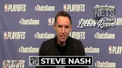 Steve Nash Game 5 Postgame Interview | Nets vs Bucks