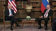 CENEVRE - ABD Başkanı Biden ile Rusya Devlet Başkanı Putin arasındaki zirve Cenevre'de başladı