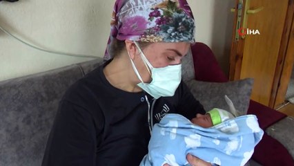 Hamileyken korona oldu, bebeğine 1 ay sonra sevinç gözyaşlarıyla sarıldı