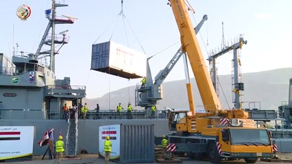 بتوجيهات من الرئيس عبد الفتاح السيسى مصر تقدم مساعدات إنسانية لدولة لبنان